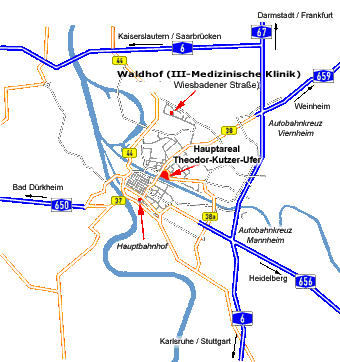 &Uuml;bersichtsplan Anreise